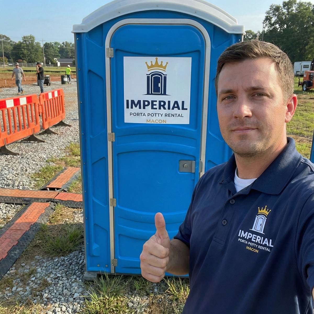 Imperial Porta Potty Rental Macon employee