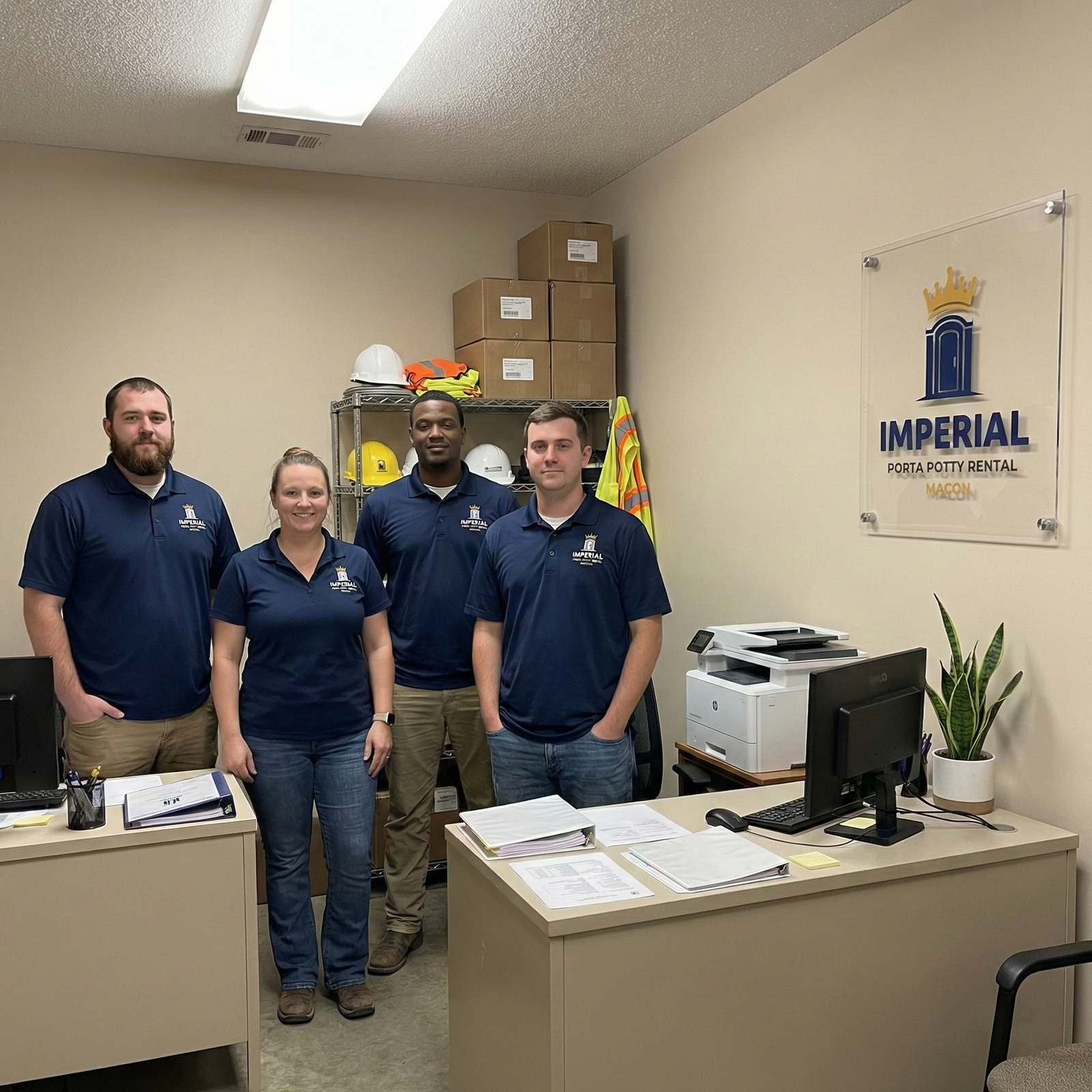 Imperial Porta Potty Rental Macon team